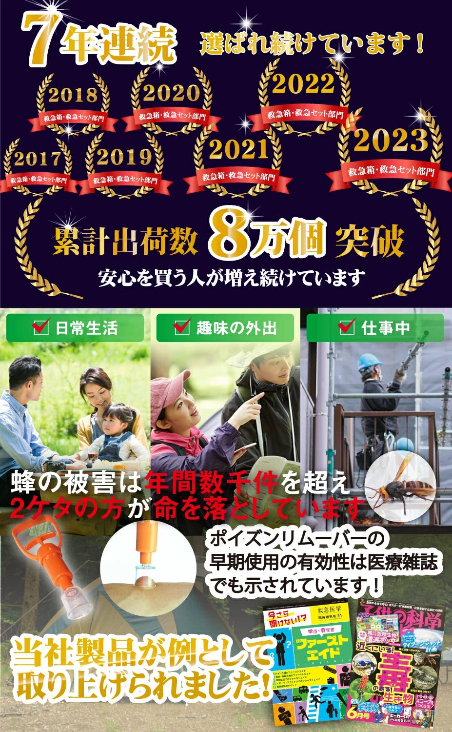 ポイズンリムーバー 強力 毒吸引器 小型 応急処置 ファーストエイド 子ども 登山 コンパクト 携帯 予備 救急セット ヘビ ハブ マムシ ムカデ 蚊 ブヨ ハチ 虫刺され 虫除け 痒み止め